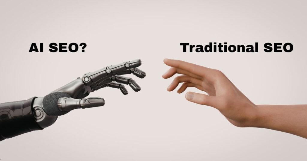 What is the difference between traditional SEO and AI SEO?